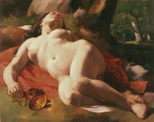 La Bacchante, vers 1844-47
